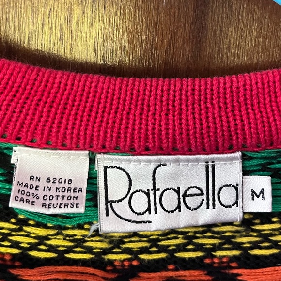 Rafaella Vintage Cardigan Sweater Medium - Picture 3 of 4